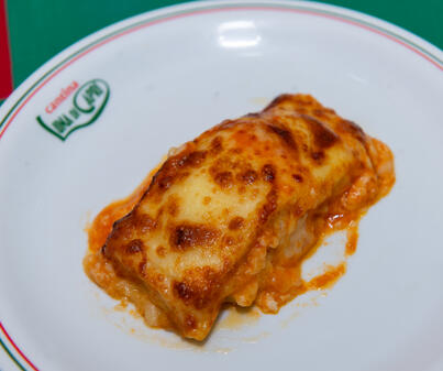 Lasanha de Presunto e Queijo ao Forno
