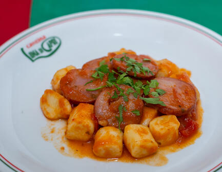 Nhoque à Calabresa